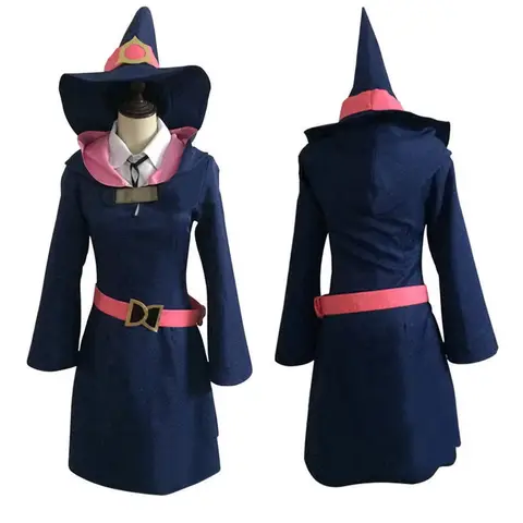 Little Witch Anime Skor Academia Atsuko Kagari Akko Cosplay Kostym Sko Feststövlar Skräddarsydda 10 best sales Lilla Häxakademins cosplay - №5