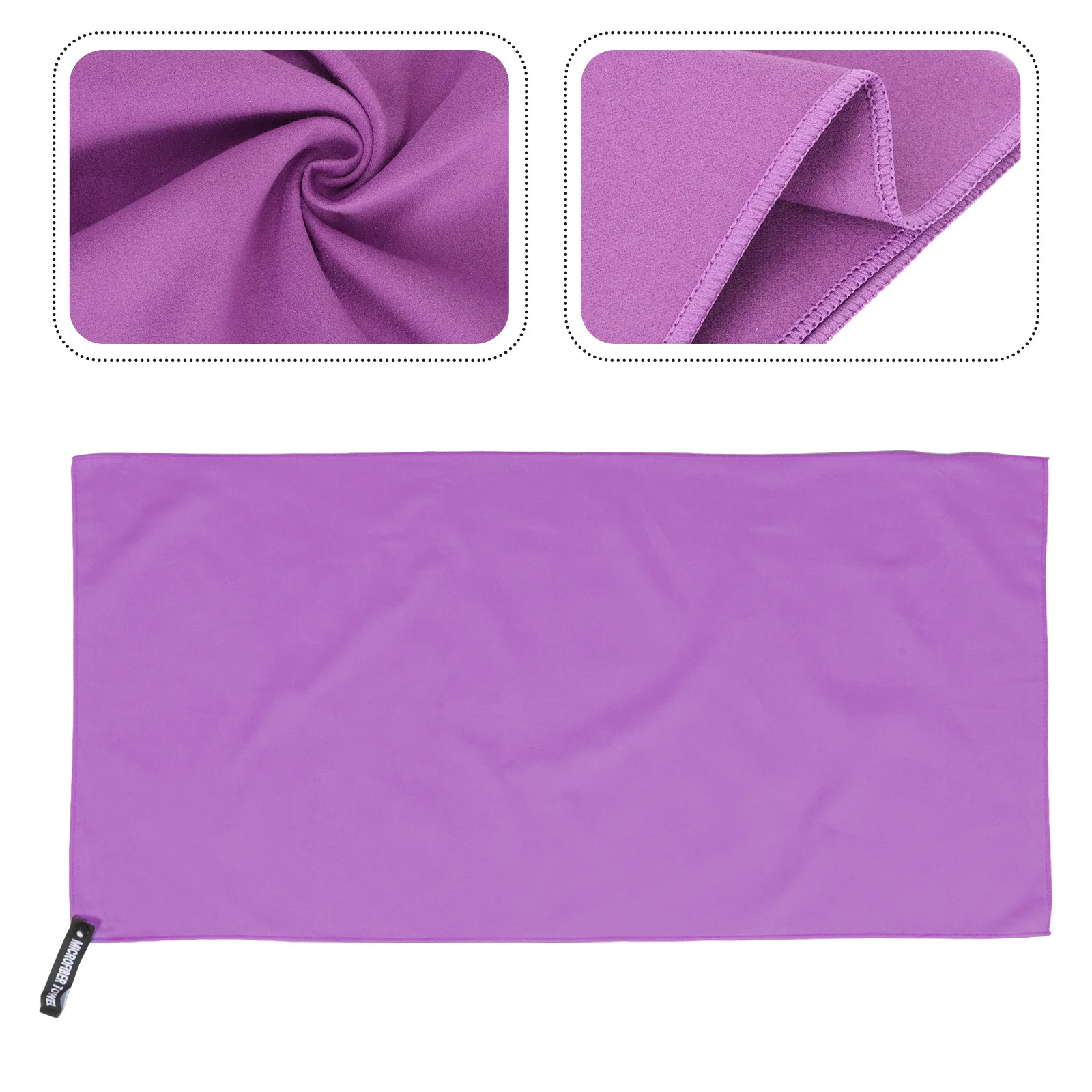 منشفة رياضية سريعة الجفاف مصنوعة من الألياف الدقيقة وخفيفة الوزن ومحمولة لليوجا واللياقة البدنية والأنشطة الخارجية ووجه ثلجي ماص للعرق #2