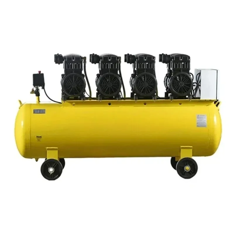 

Silent Oil Free Air Compressor 2.2kW 120L 8Bar 220V 1400rpm Industrial Silent Air Compressor Machine