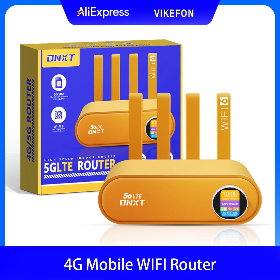 

4G Mobile WIFI Router 300Mbps 4G LTE Russia WiFi6 Wireless Router Portable MiFi Modem Mobile Wifi Hotspot with Sim Card Slot