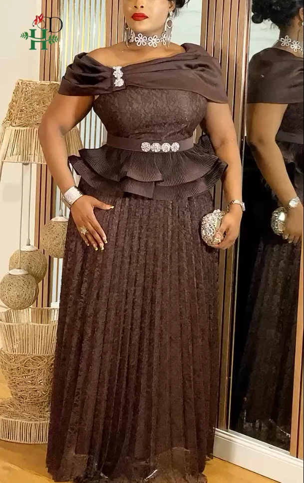 

Африканские вечерние платья 2026 года для женщин: нарядные платья макси с пайетками и кружевом, элегантные турецкие свадебные и вечерние платья