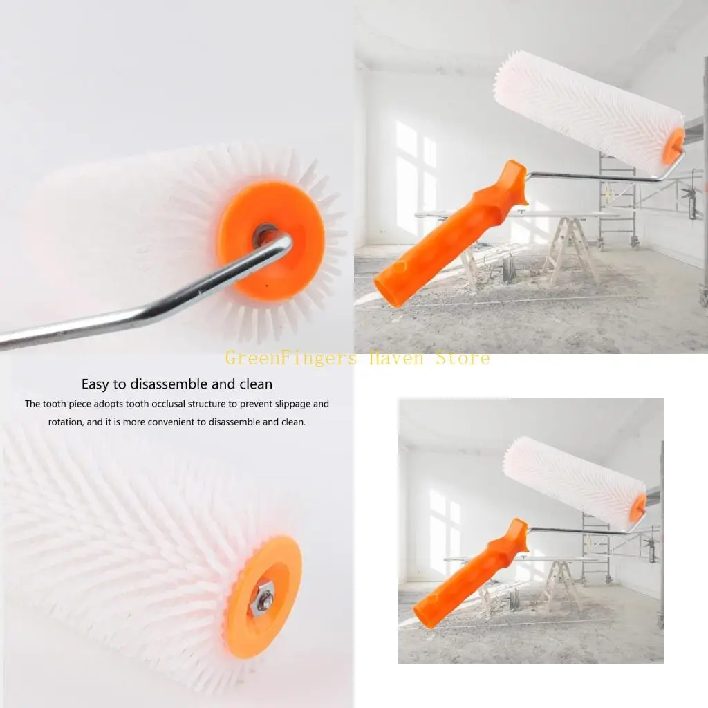 F68D Latex Floor Leveling Screed Spiked Roller Spiked Screed Flooring Roller