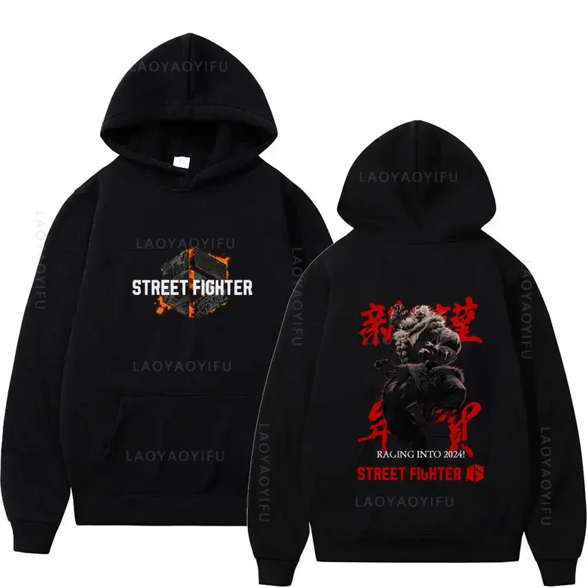 Street Fighter 6 Theme Hot Sale Funny Character Men Hoodie Men's Hoodies Sweatshirts Hoody New & Y2k Hooded Shirt Clothing