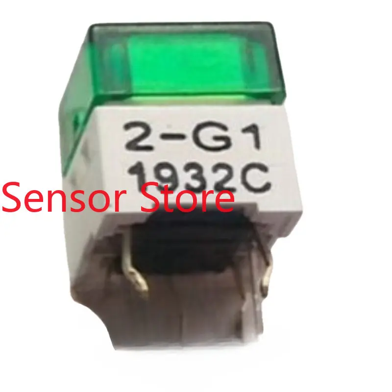 

10PCS B3W-9002-G1G Light Touch Switch 10*10*11mm With Button Green