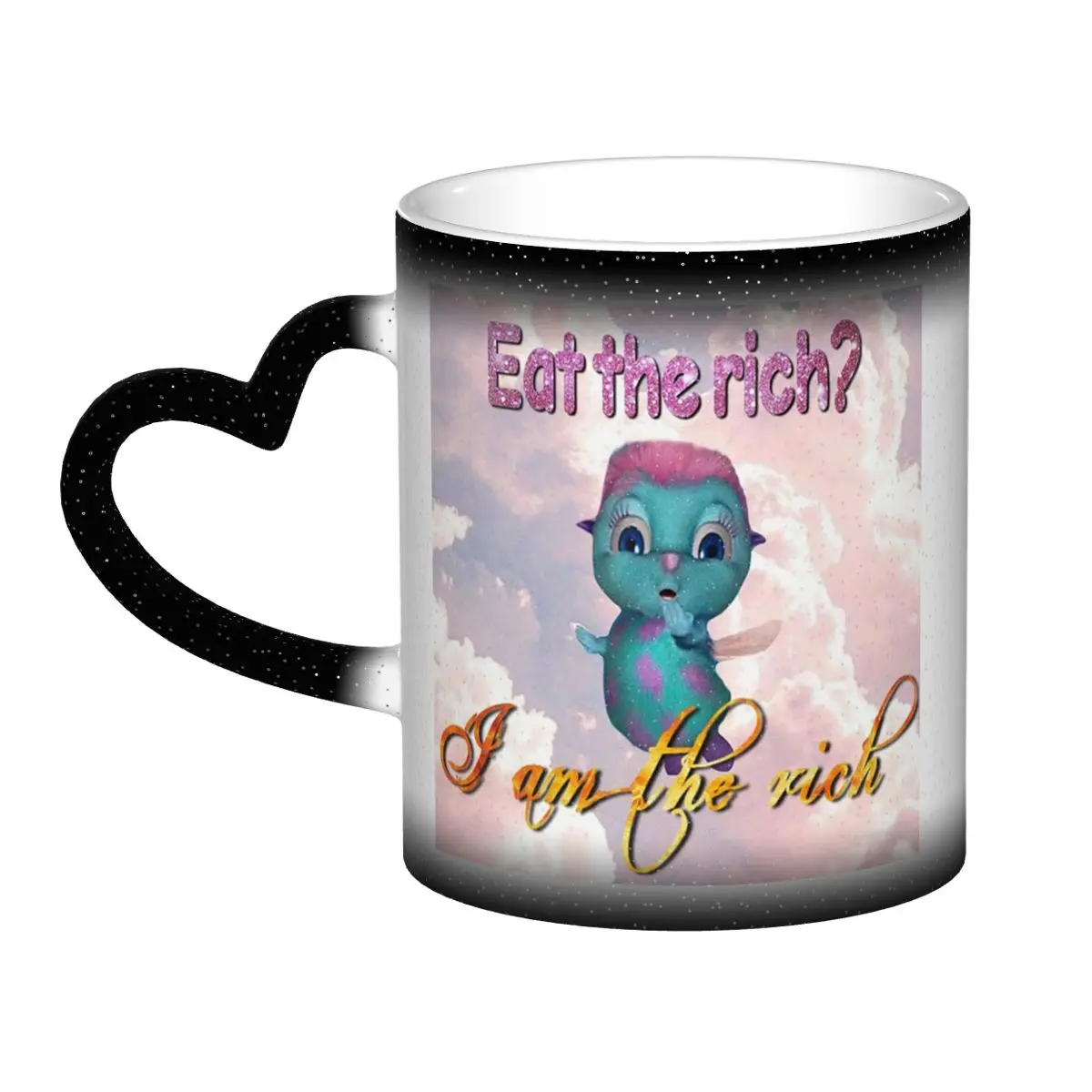 Eat The Rich Bibble Mug Funny Ceramic Coffee Cups Tea Mugs Milk Cup Drinkware Gift for Woman Man