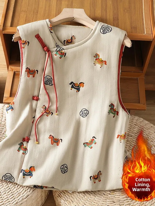 جديد الصينية Sle المطرزة القطن سترة دافئة Svel تانغ زي أعلى المرأة Faion مستقيم قطع ألياف البوليستر جولة...