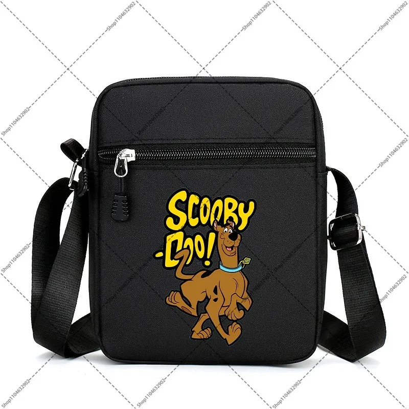 Scooby Doo Crossbody Bags for Women Cartoon Anime Pattern Printed Shoulder Bag Unisex Outdoor Portable Purse Birthday Party Gift - view 2