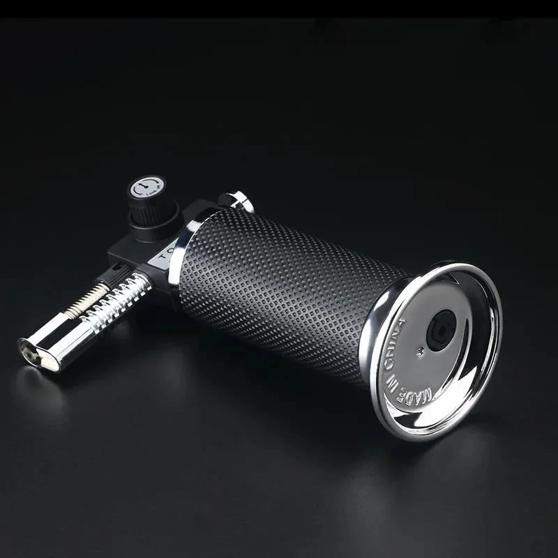 Outdoor Windproof Butane Gas Cigar Lighter High Capacity Torch Jet Pipe Lighter Jewelry Metal Welding Tool BBQ Kitchen Lighters