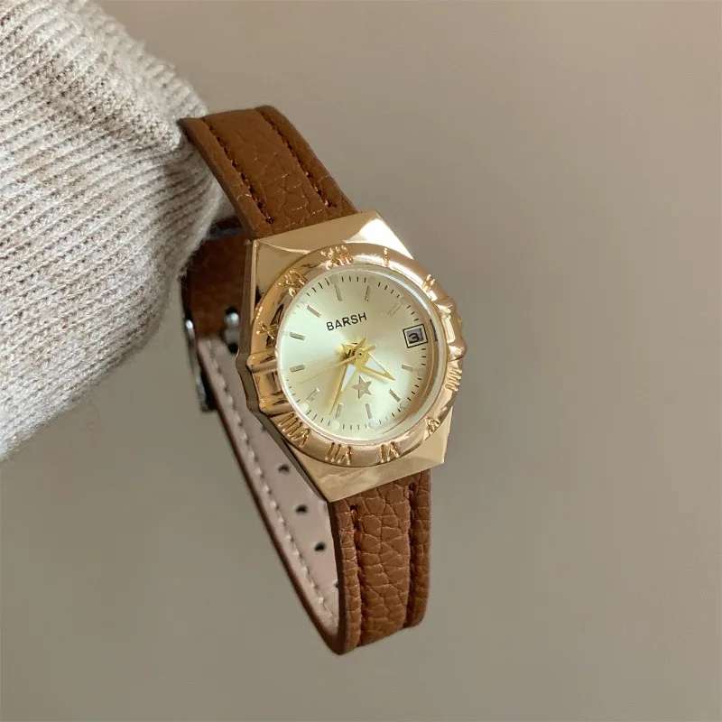 Luxury Women Calendar Quartz Watch Fashion Leather Strap Wristwatches Wholesale Casual Relogio Feminino Clock Dropshipping