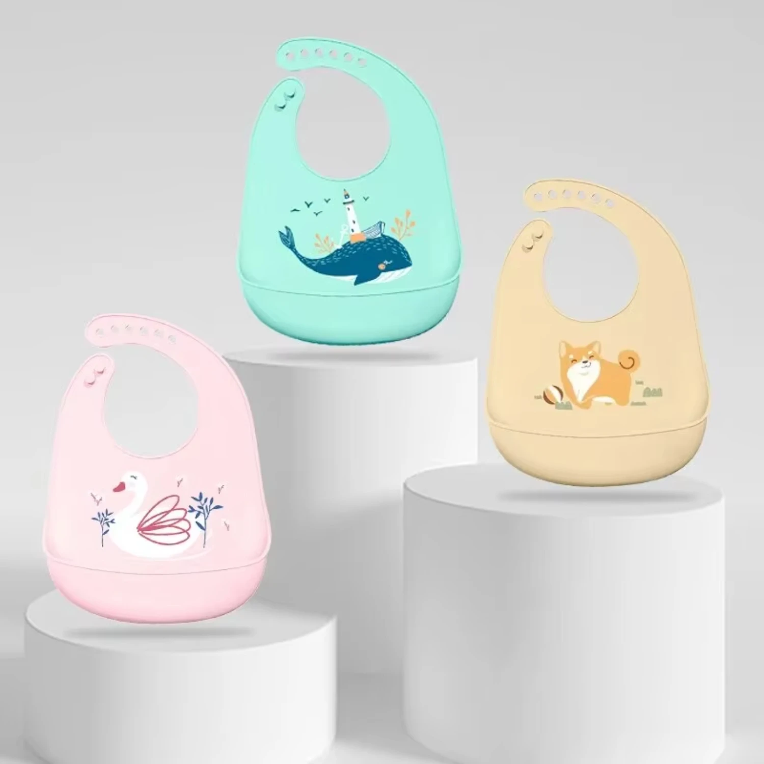 

Baby Bibs Adjustable Different Styles Animal Picture Waterproof Saliva Dripping Bib Newborn Cartoon Aprons Baby Bibs Cooking