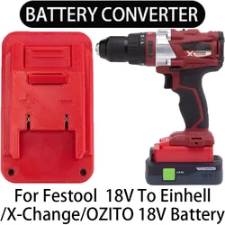 Batterie adapter für einhell/x-change/ozito 18V Li-Ionen-Akku-Werkzeuge wandelt in festool Airstream 18V Li-Ionen-Batterie adapter um