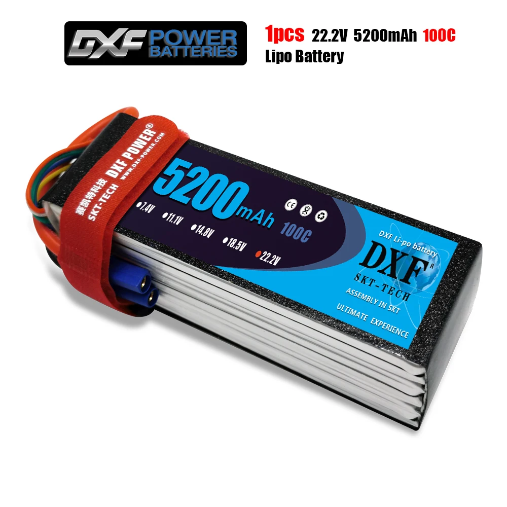 Batteries Lipo 7.4V 7.6V 11.1V 15.2V 14.8V 22.2V 2S 3S 4S 6S 5200Mah 6300Mah 6500mAh 6200mAh 6750mAh 8000mAh 7000mAh