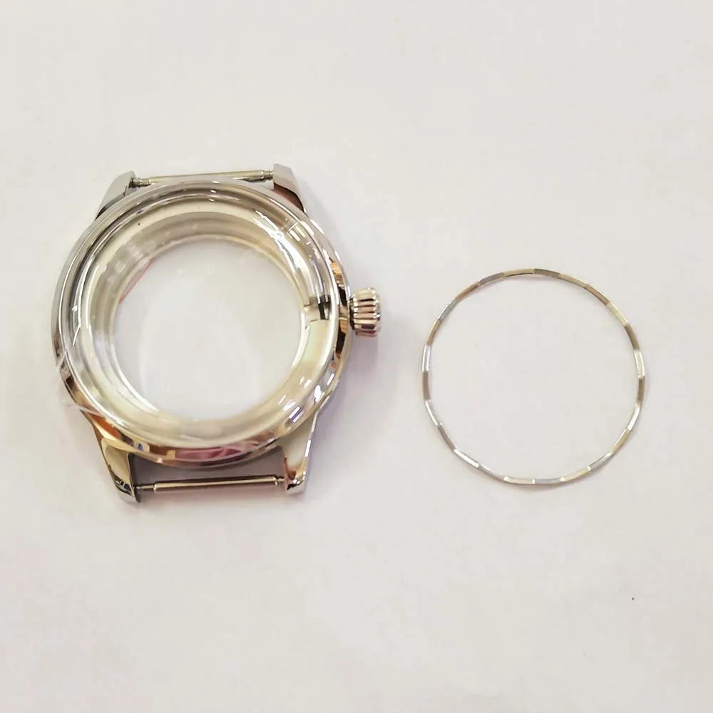 40MM Watch Case for NH35 Automatic Movement Modified Case Stainless Steel Shell Watch Accessories