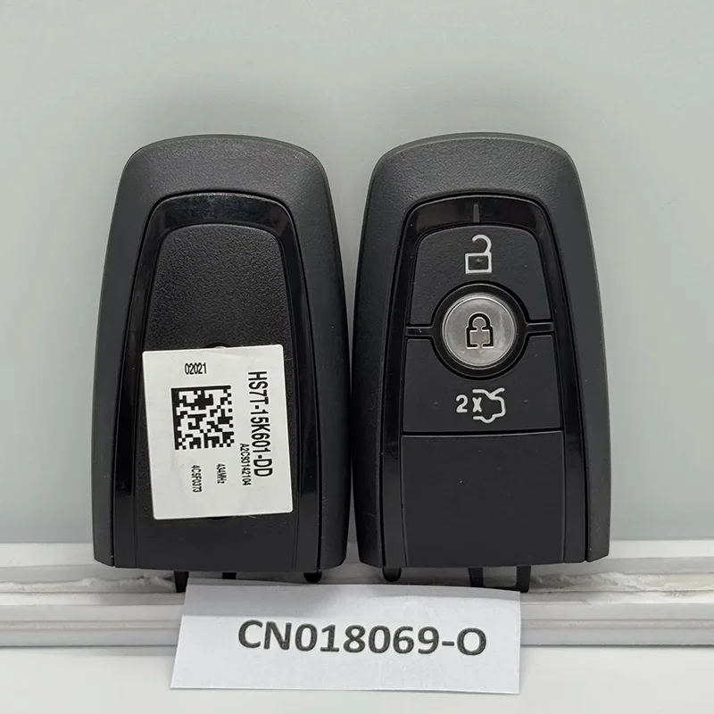 CN018069 Оригинальный 3-кнопочный смарт-ключ дистанционного управления FCC HS7T-15K601-DC 49 чипов 434 МГц Keyless Go для Ford Edge Figo KA S-MAX Galaxy