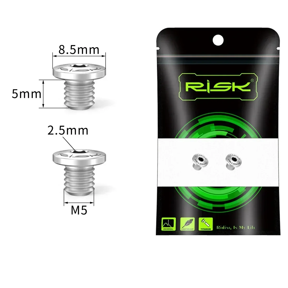 2Pcs Bike Screws Wi… - image