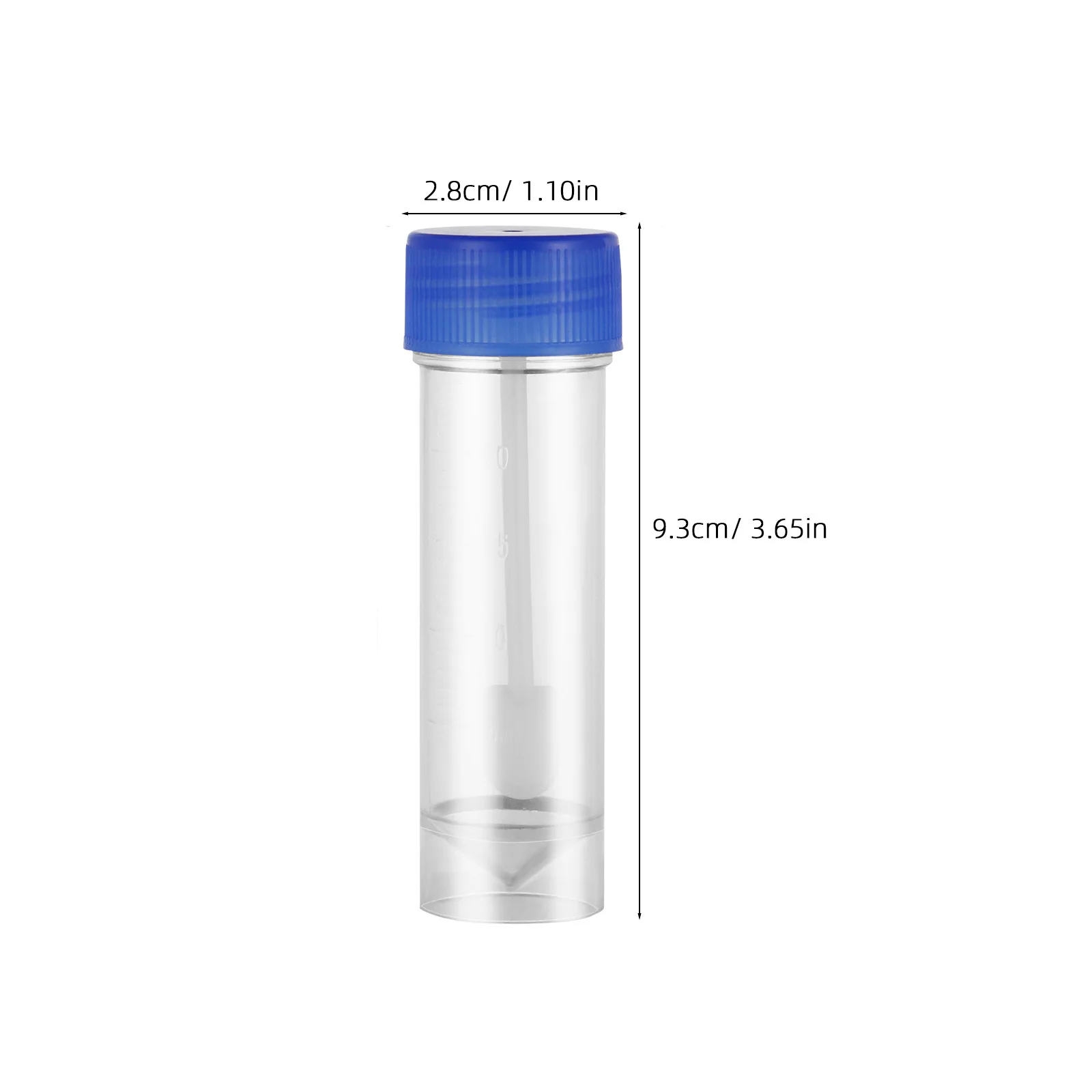 10 Stuks Kruk Container Met Lepel 25-30Ml Voorgemonteerde Fecale Specimen Cup Voor Kliniek Laboratorium Medisch gebruik Onderwijs Apparatuur