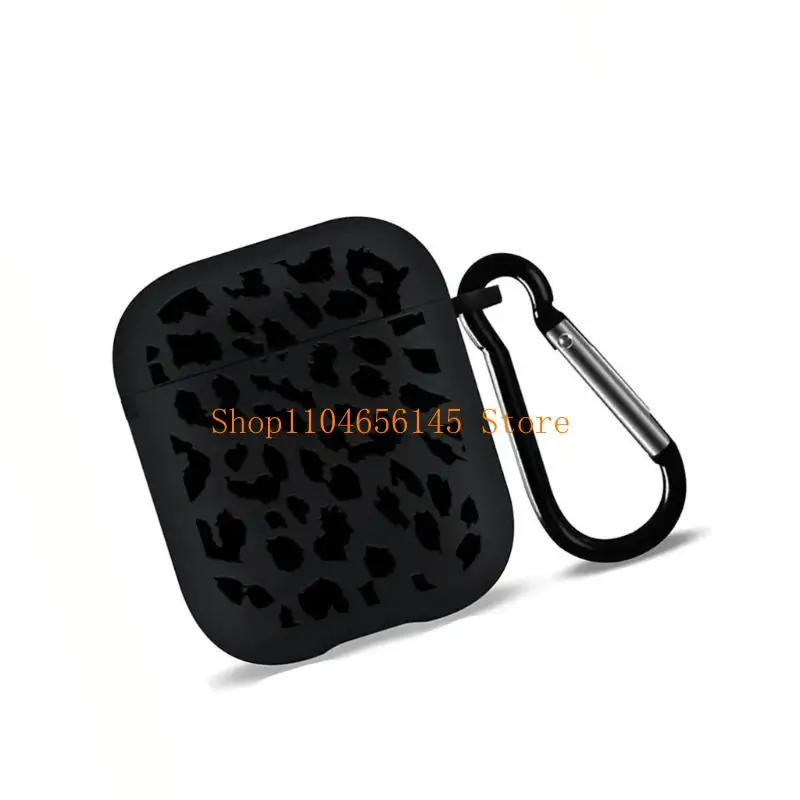 

5asd Premium Leopard Print Case For 1/2/3/4 Wireless Earphones Shock Absorption Shell
