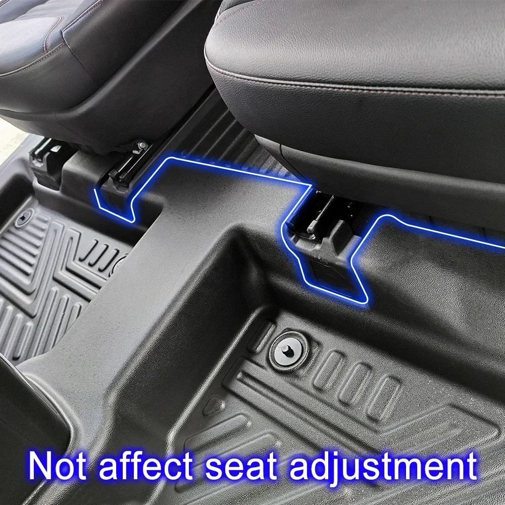 4pcs Car Carpet Mat Car Accessories 3D 5D TPE Car Floor Mats for FORD Explorer 2016-2025 6 Seat 7 Seat Conversion Tpe