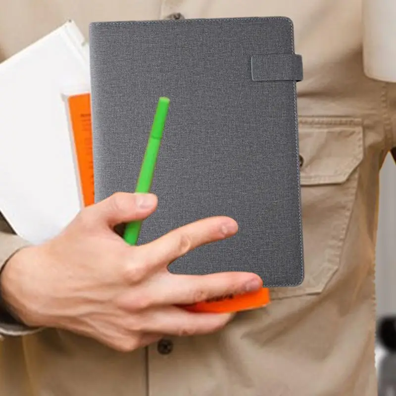 Professional Padfolio Conference Document Organizer Notepad Included Professional PU Leather Padfolio Document Organizer For