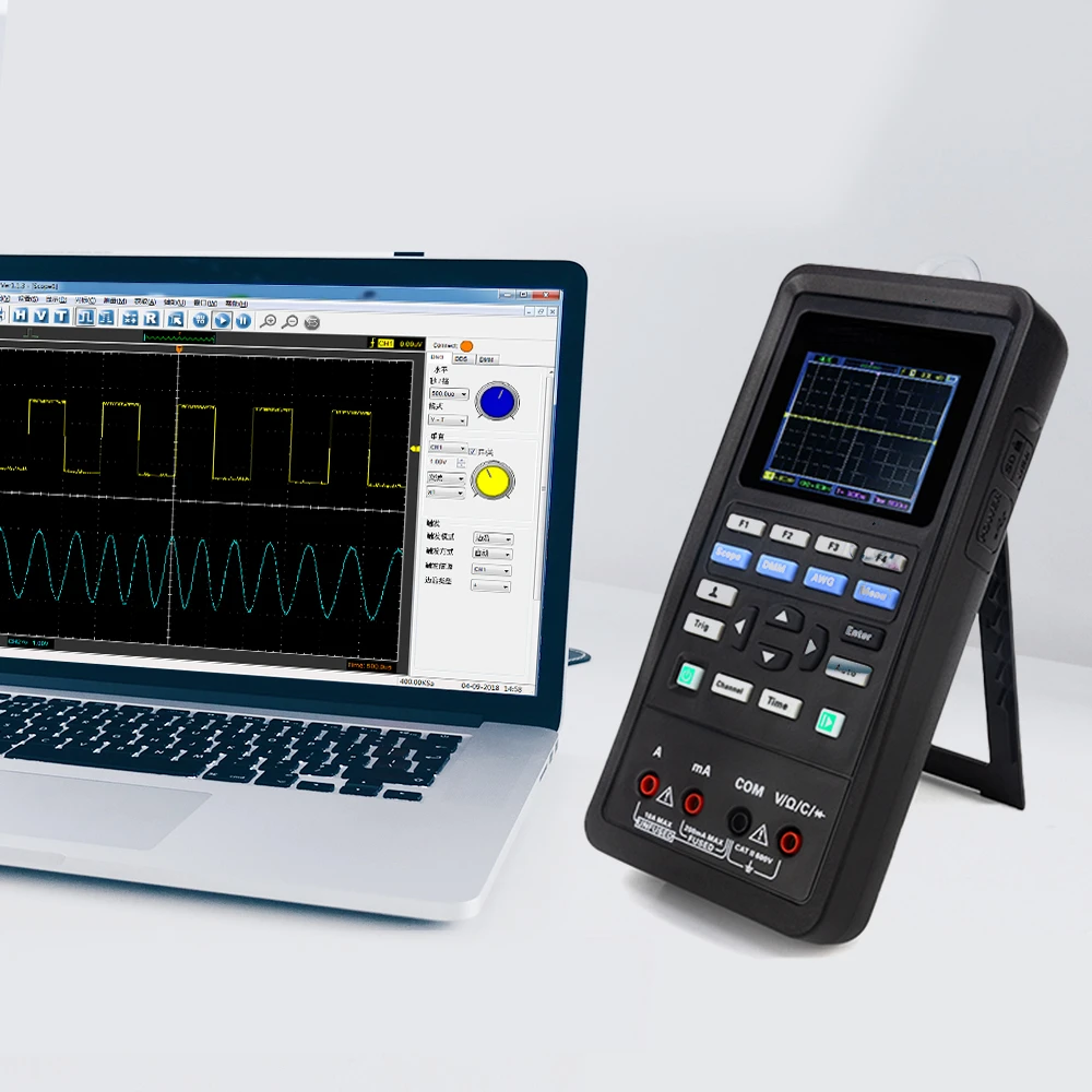 

2D72 Professional True RMS Industrial digital Oscilloscope dual channel Multimeter Portable with TFT color LCD display