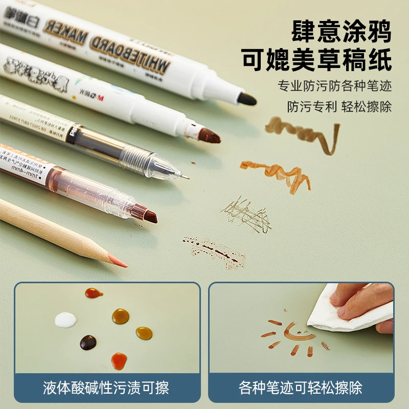 Eco‑friendly eye‑care solid color desk mat children study table pad slip protective mat for primary school and office countertop