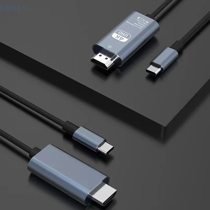 

Кабель-адаптер 4K 30/60 Гц Type C-HDMI, совместимый с HDMI