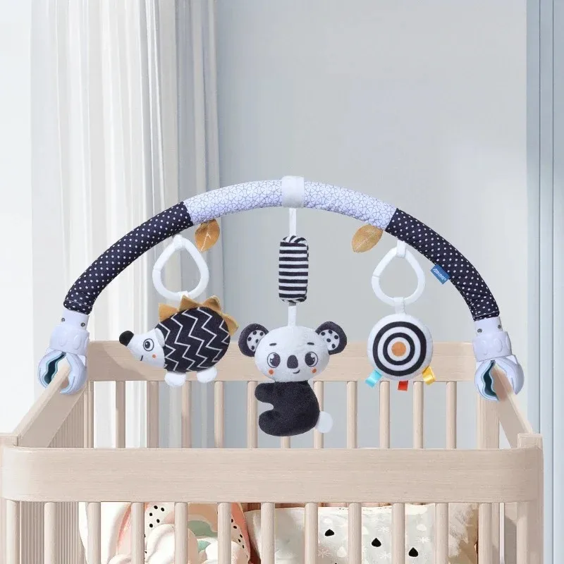 

Baby Stroller Hanging Toy - Musical Mobile Attachment for Cribs Prams, In-Stock Clip-On Entertainer with Soothing Chimes