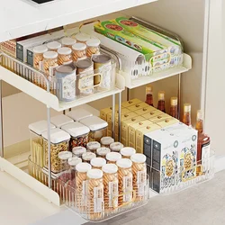 Kitchen Spice Storage Rack Kitchen accessories Useful Things for Home Cutlery Organizer & Organization Item Products Shelf