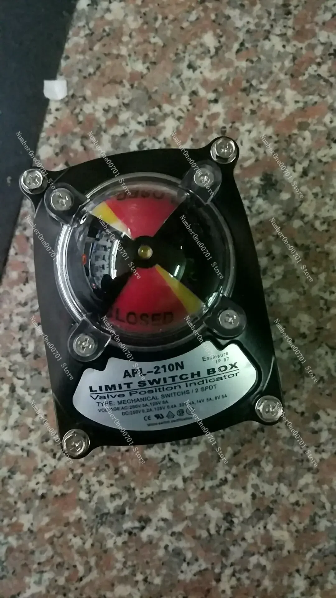 valve limit switch APL-210N,  Pneuma-tic ball valve, butterfly valve, feedback sensor, including installation bracket