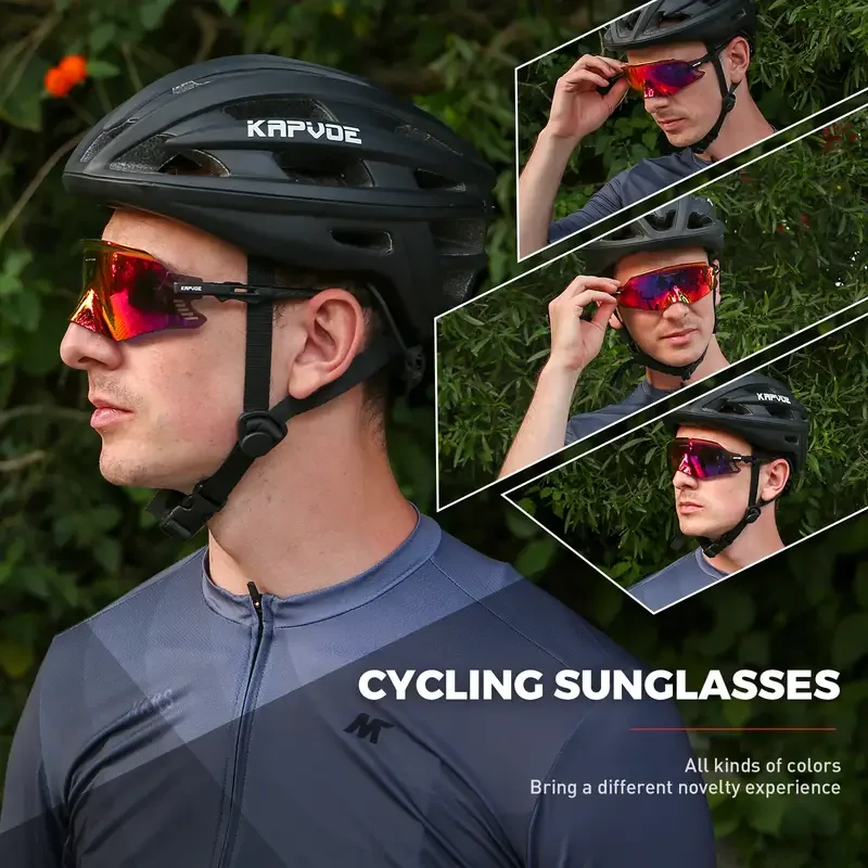 

KAPVOE UV400 BMX Cycling Goggles For MTB, Outdoor Sports Cycling Driving Fishing Running Golf Beach Party