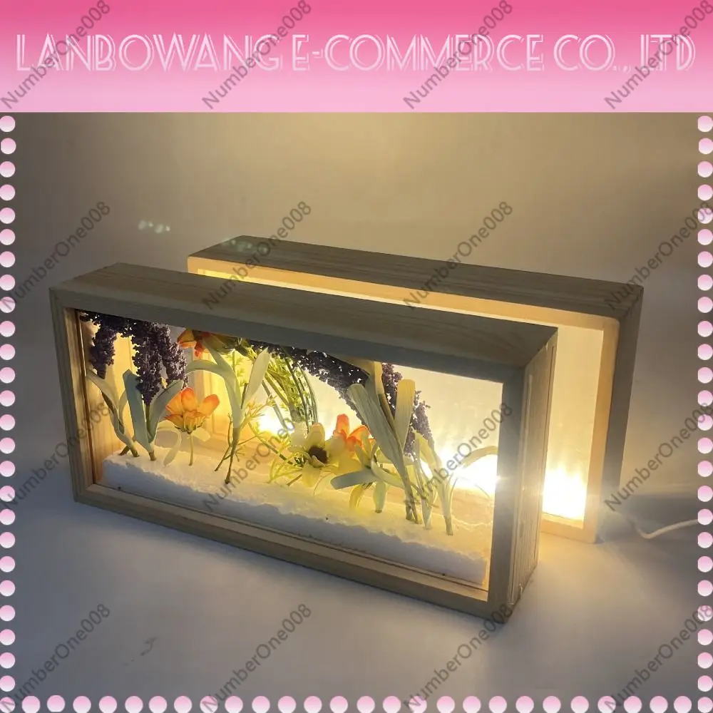 Creative Shadow Box Frame Rectangle DIY Figures Display Case Acrylic Panels Unfinished 3D Picture Frame Office Decoration