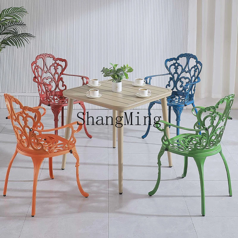 

LXY Internet celebrity courtyard balcony outdoor outdoor outdoor leisure table and chairs
