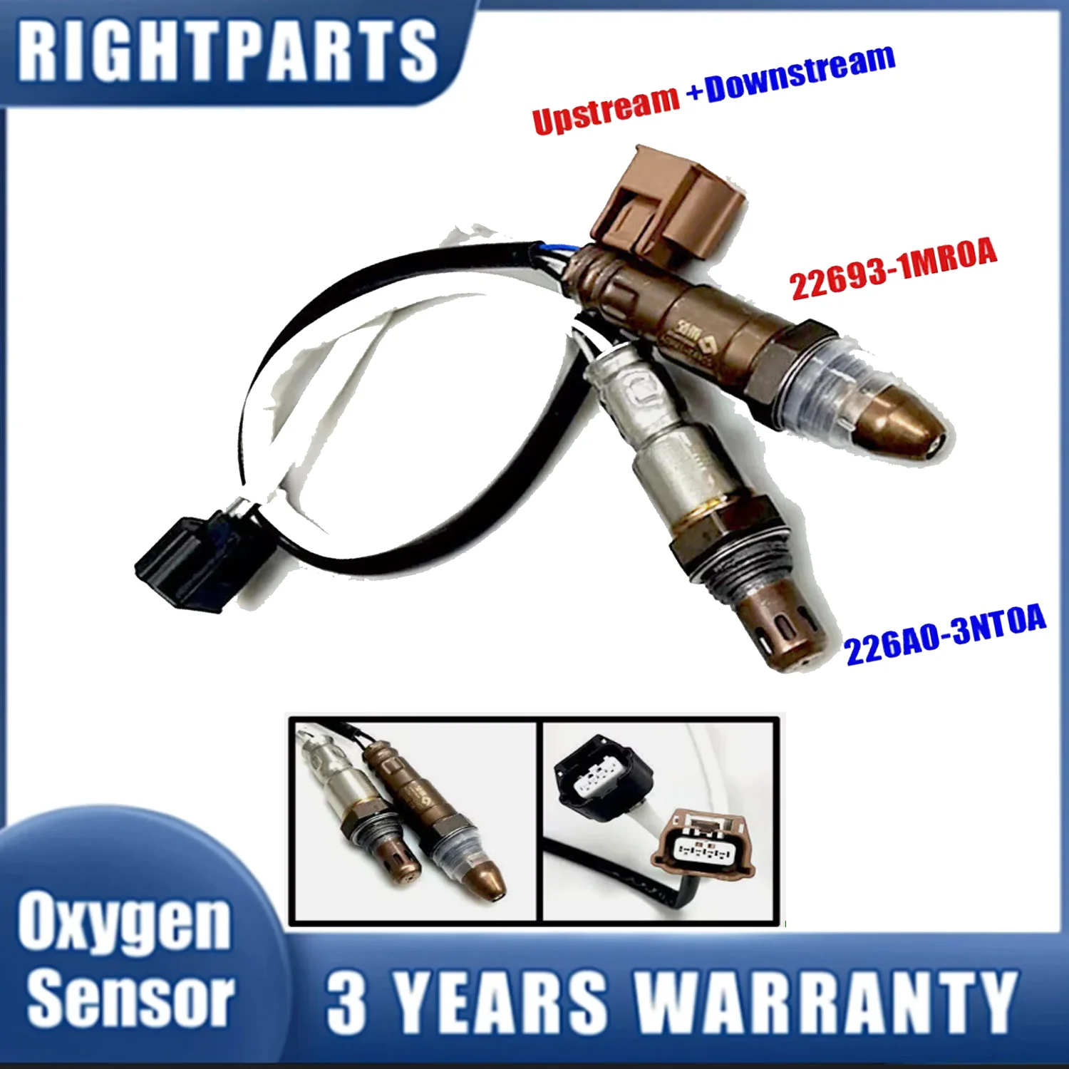 

Up+Downstream Oxygen O2 Sensor New For 2013 2014 Nissan Altima Pathfinder Quest Infiniti JX35 QX60 3.5L 22693-1MR0A 226A0-3NT0A