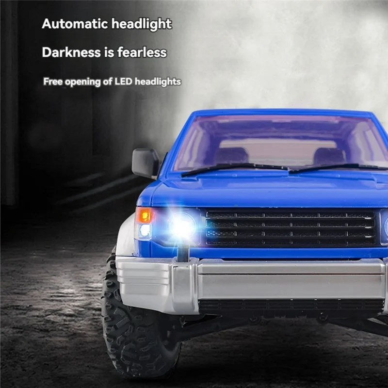 WOWFU-RC Auto telecomandata con illuminazione Auto a velocità variabile Modello di simulazione di corse di deriva a quattro ruote motrici per LD1297