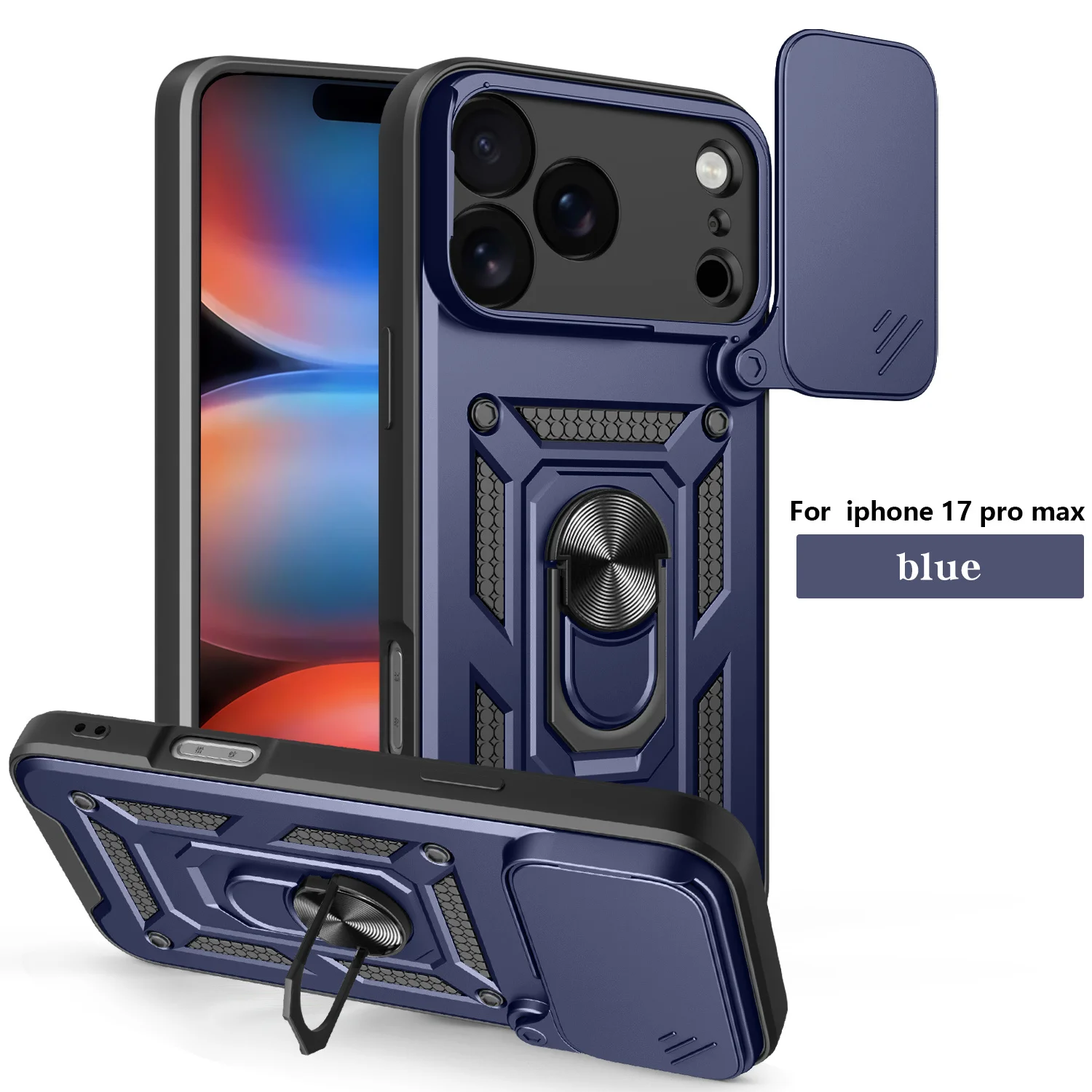 Luxuriöse magnetische Handyhülle für iPhone 17, 16, 15, 14, 13 Pro Max, 17 Air, 14, 15, 16 Plus, 12, 13 Mini – Stoßfeste Panzerhülle