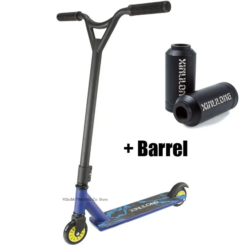 Stunt Scooter And Barrel For Teens, Adults Extreme Scooter With 88A PU Wheels, Lightweight Professional Scooter