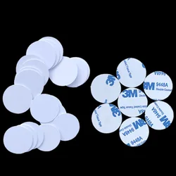 100pcs DESFire EV1 2K/4K/8K Sticker desfire PVC Coin lable NFC Sticker Small Tag 25mm Diameter NFC forum Type tag