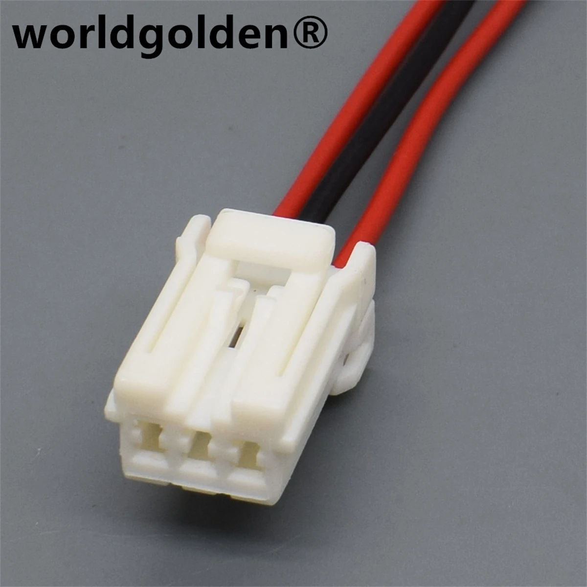 

worldgolden 3 Pin 1.8mm 174928-2 174921-1 White Female Wiring Connector For Car Reading Light Harness Plug