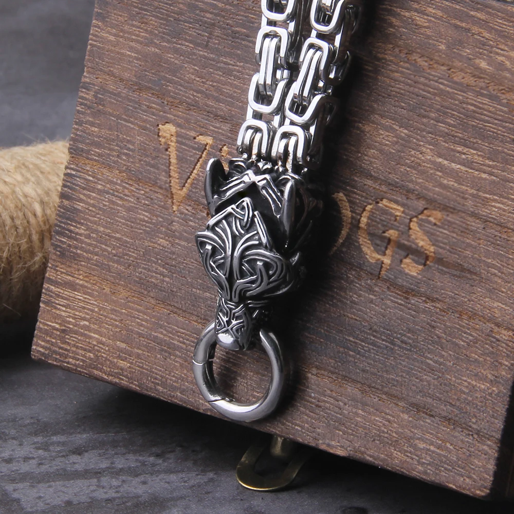 Kalung Serigala Celtic Pria Ti - Battle Rope Anchor ulasan dan harga