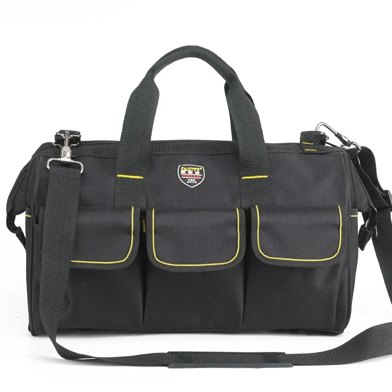 

Multi-Function Heavy Duty Canvas Tool Bag Oxford Cloth Electrician Multi Pockets Waterproof Storage Work Bag Tools Organizer