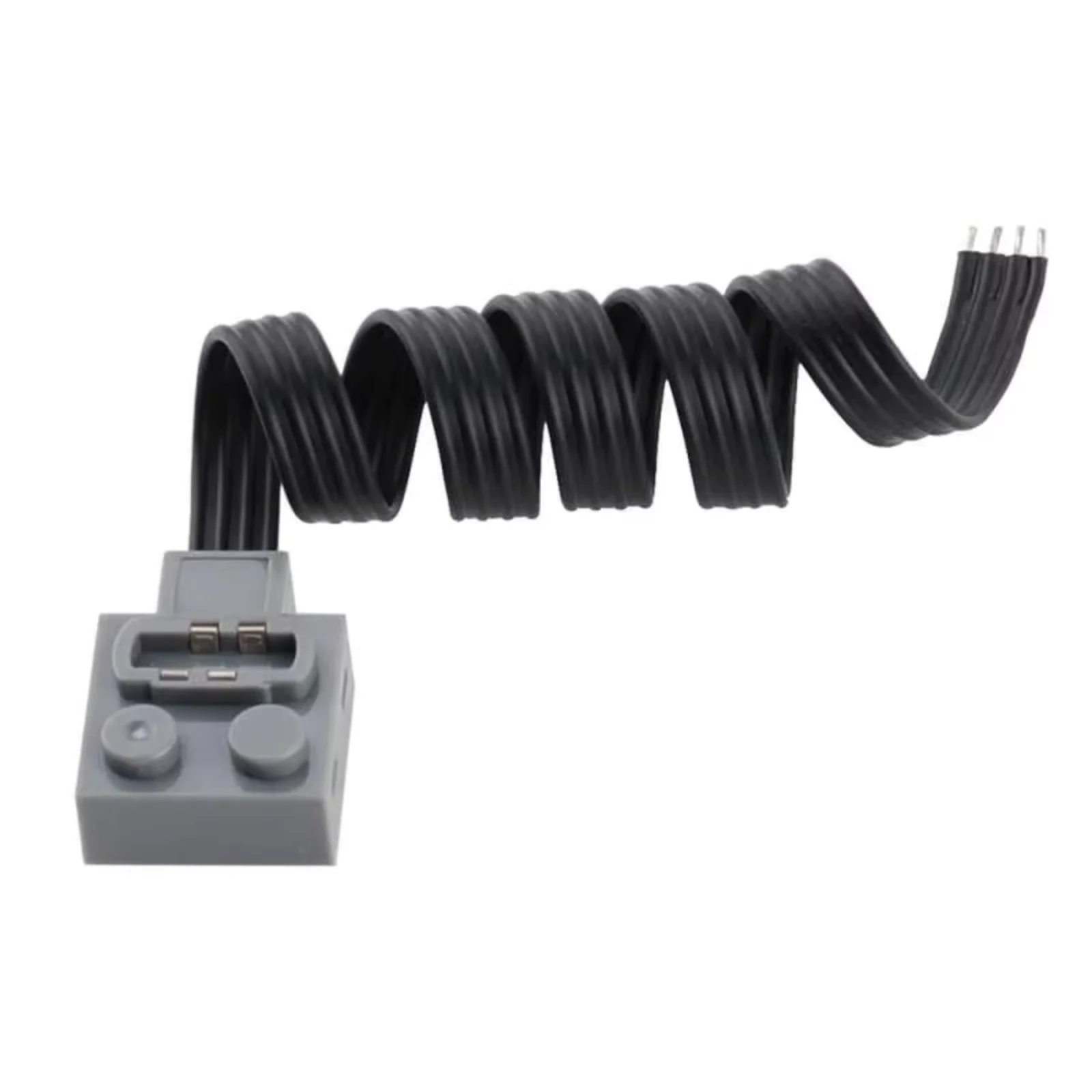 2 قطعة كابل وظائف الطاقة 9686 سلك تمديد متوافق مع محرك 8293 متر Legoeds MOC PF Tech-nic أجزاء 25 سنتيمتر/9.8 بوصة