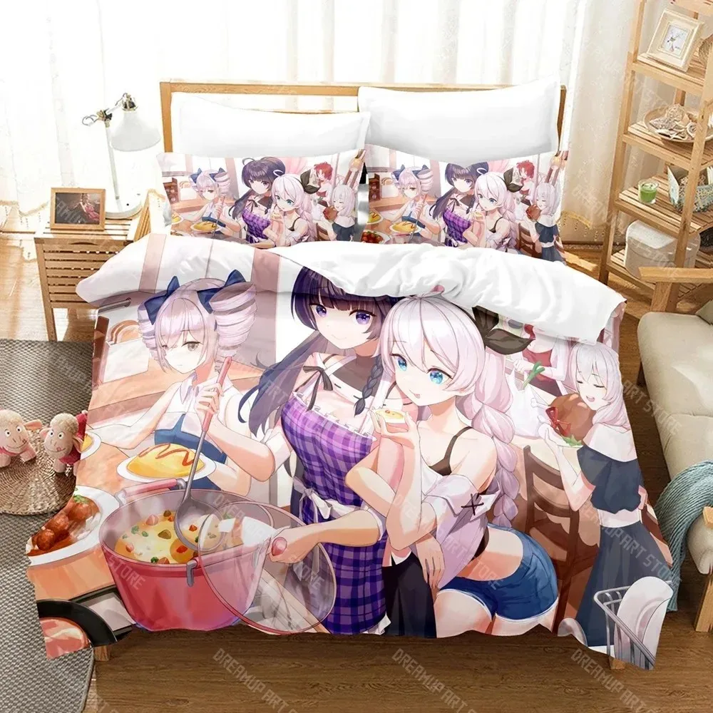 

3D аниме Honkai Impact 3rd комплект постельного белья с принтом декоративный пододеяльник комплект постельного белья пододеяльник домашний текстиль