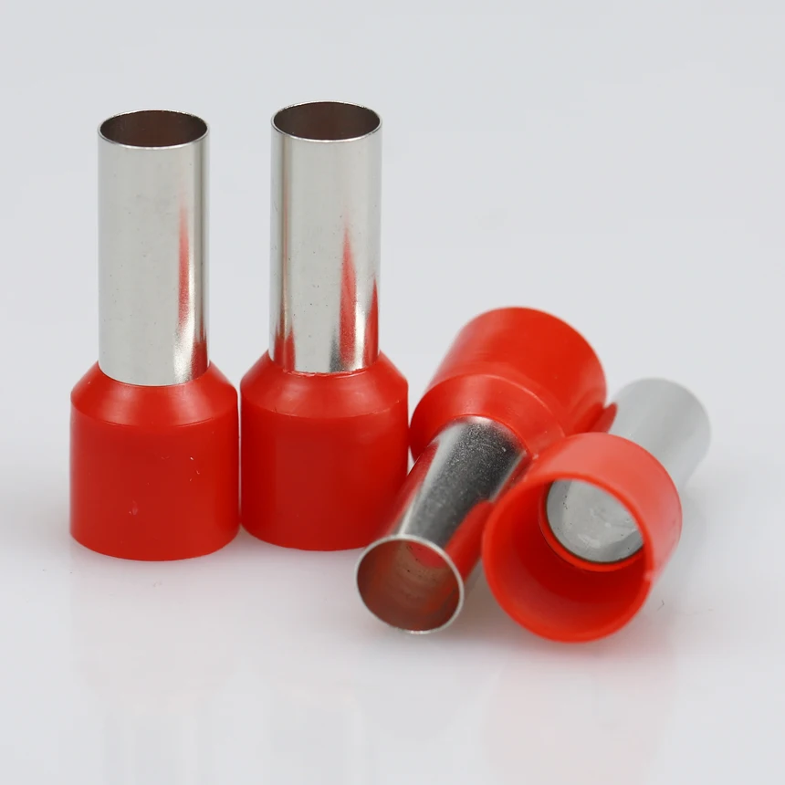 VE E VE1508/1510/1512/1518 1.5mm2 16AWG Electric Wire Insulation Cord End Tube Connection Sleeve Pin Ferrule Lug Crimp Terminal