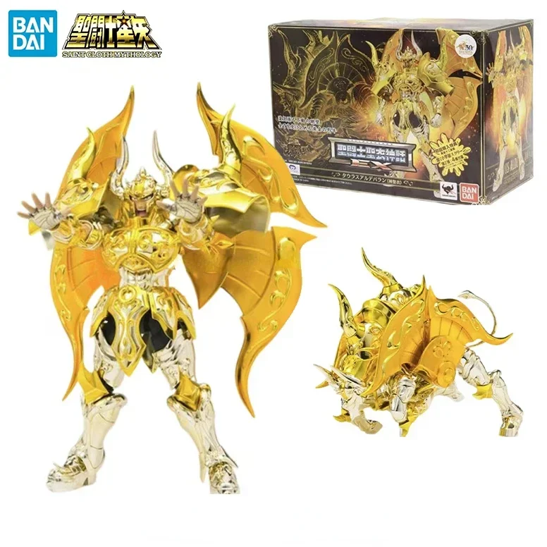 In Stock BANDAI Saint Cloth Myth EX Taurus Aldebaran Golden Soul Animation Character Model Toy Collection Gift