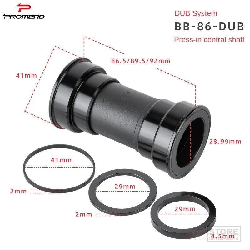 PROMEND SRAM DUB BSA 68/92mm BB92 BB91 Bottom Bracket for Sram Gx Nx Sx Crankset MTB Bike BB Bicycle Accessories