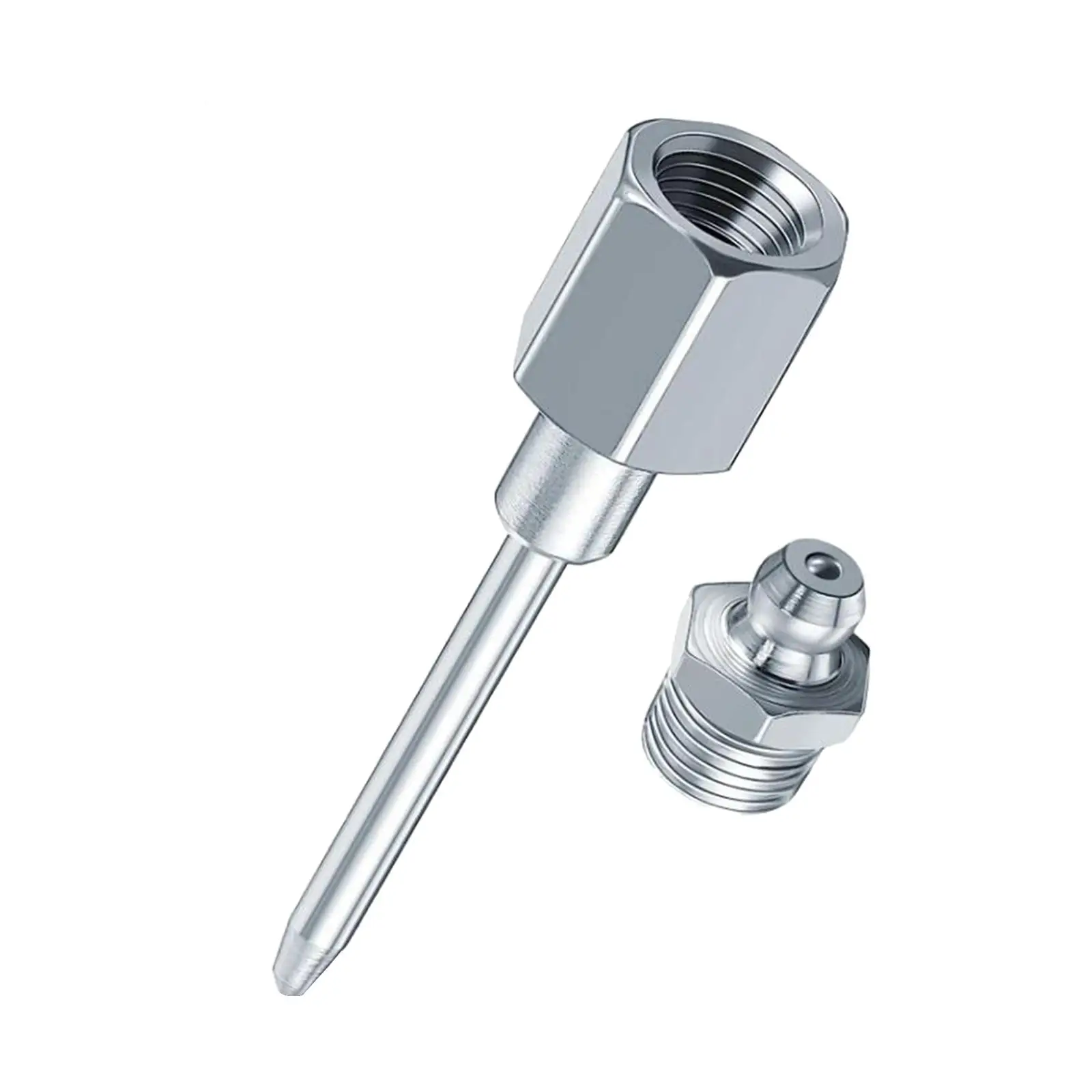 Grease Accessories Coupler Repair Grease Needle Nozzle for Lubricating Flush and Hydraulic Fittings Hard to Reach Areas