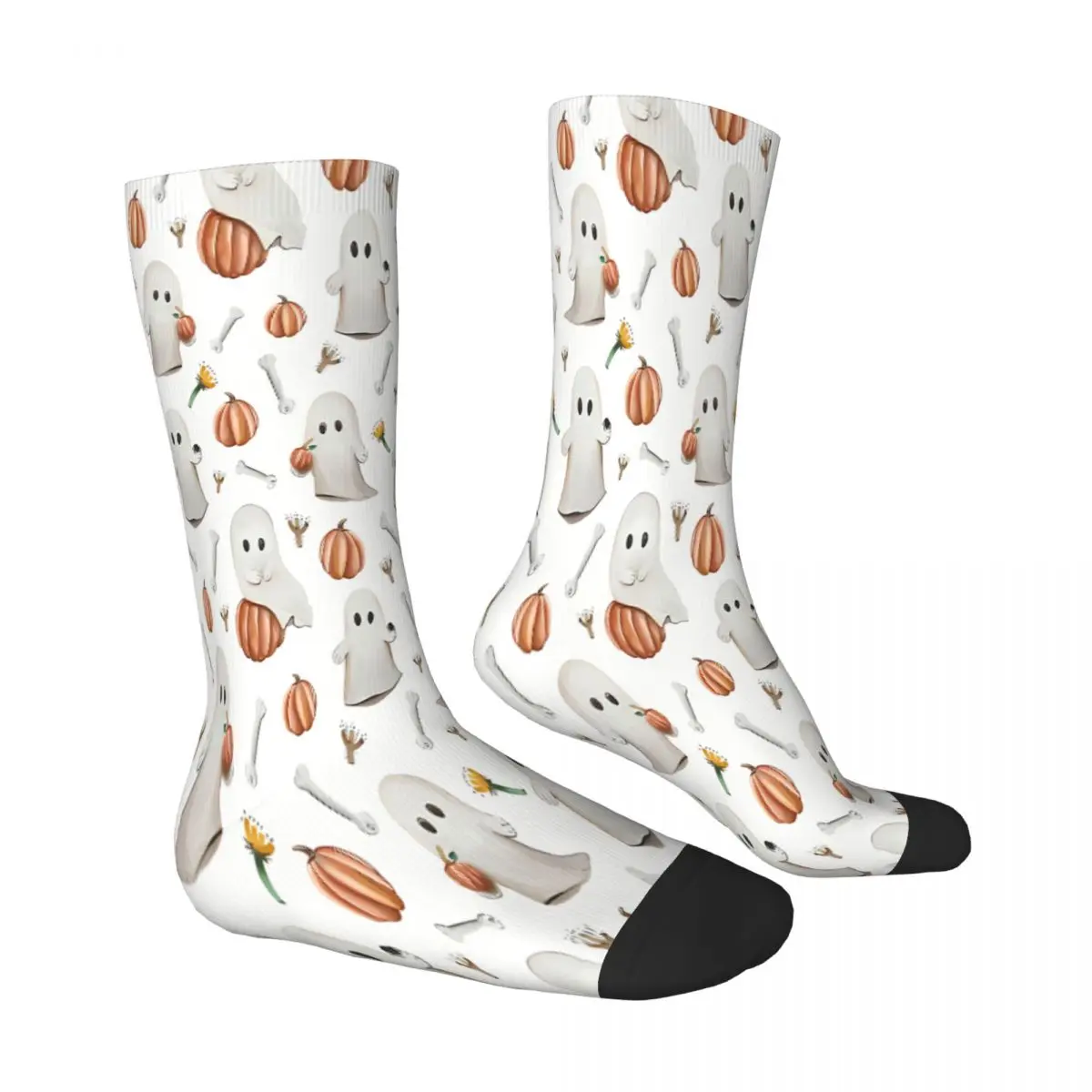 HALLOWEEN PARTY Ghost Socks Male Mens Women Autumn Stockings Harajuku