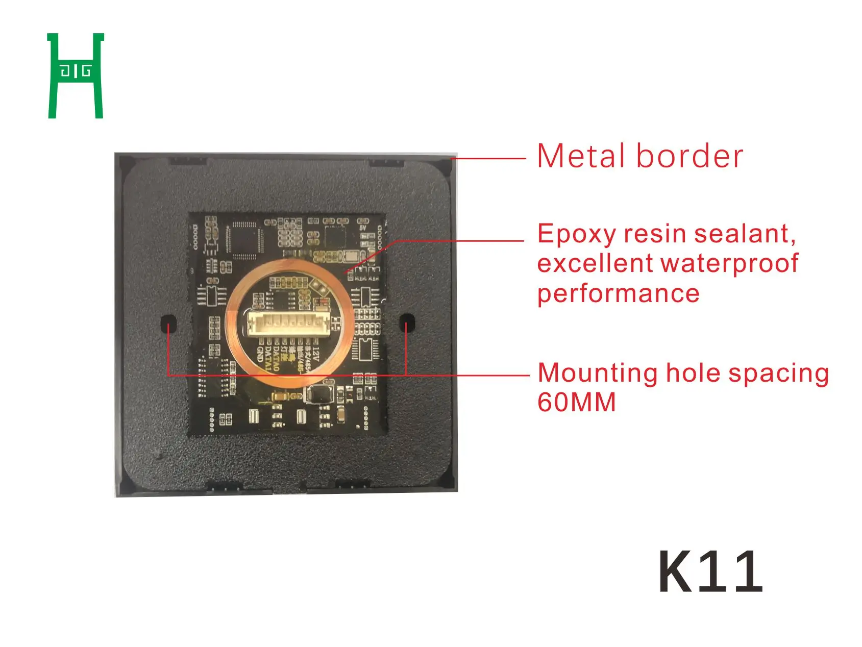 Mifare,EM,NFC, RFID, 키패드, 액세스 제어 카드 리더, Wiegand26/34, 출력 RS485/RS232, 금속, 사용자 정의 제작 가능 HID 프록시/Desfire