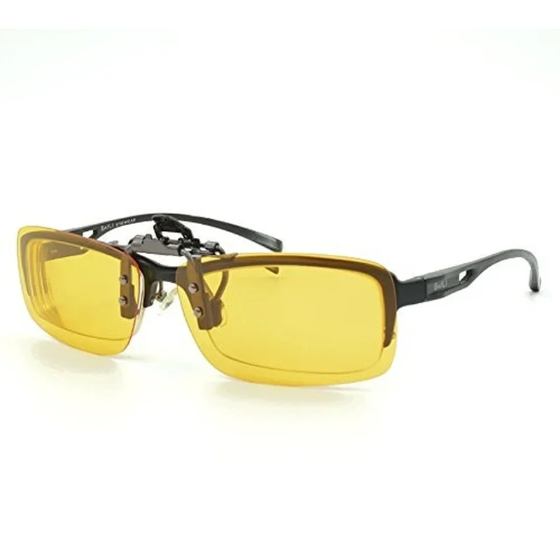 Polarized Sunglasses Clip Drive Sun Spectacles Yellow Night Vision Glasses Night Resin Lens Driving Eyeglasses