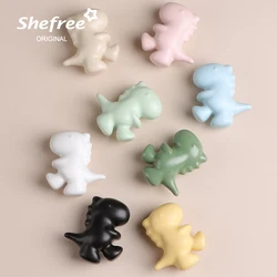 Dinosaur Cartoon Children Room Ceramic Cabinet Knobs Moon Star Wardrobe Handle Garden Door Handle Cabinet Handles for Kids